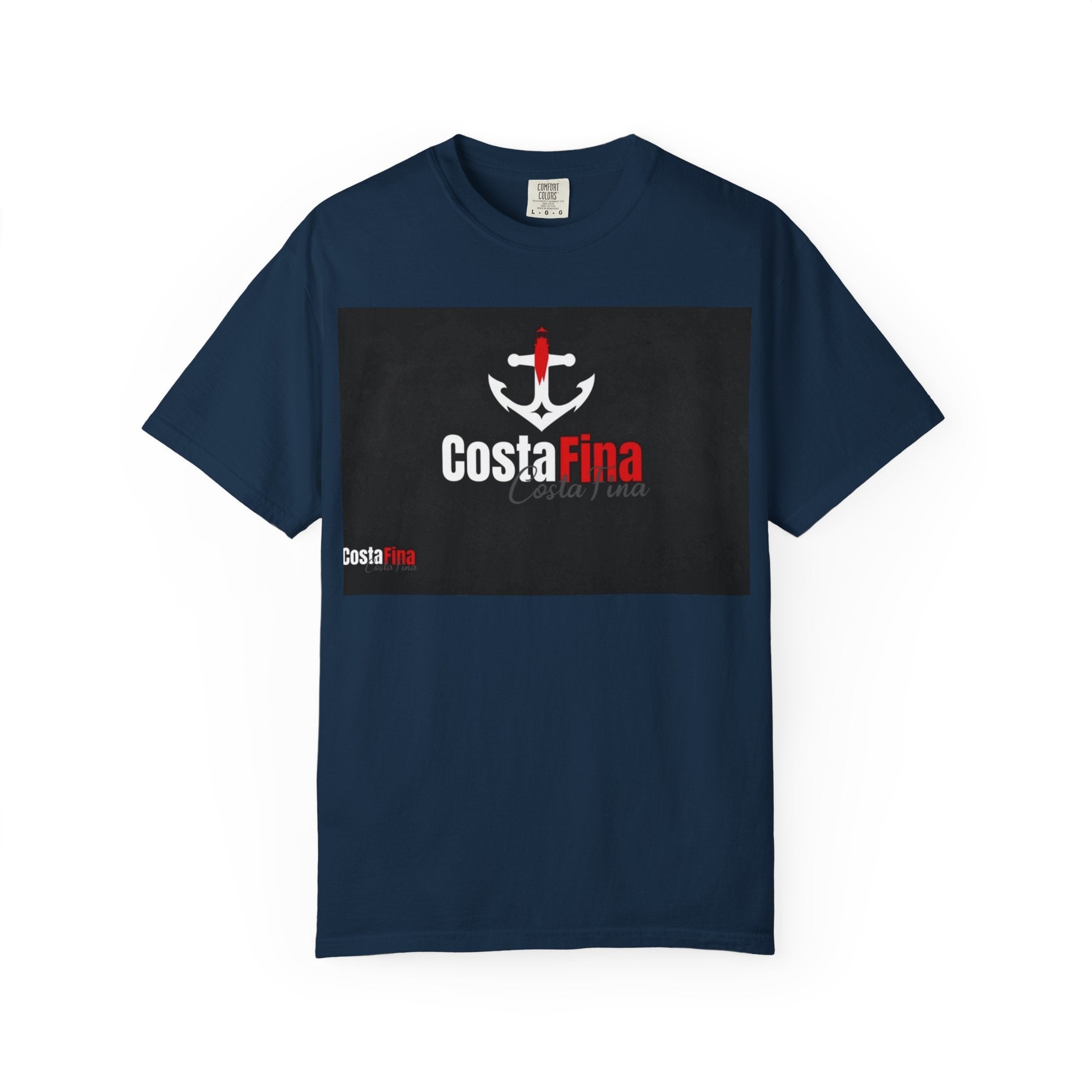 Costa Fina Anchor Logo T‑Shirt — Nautical Boat Crew Tee