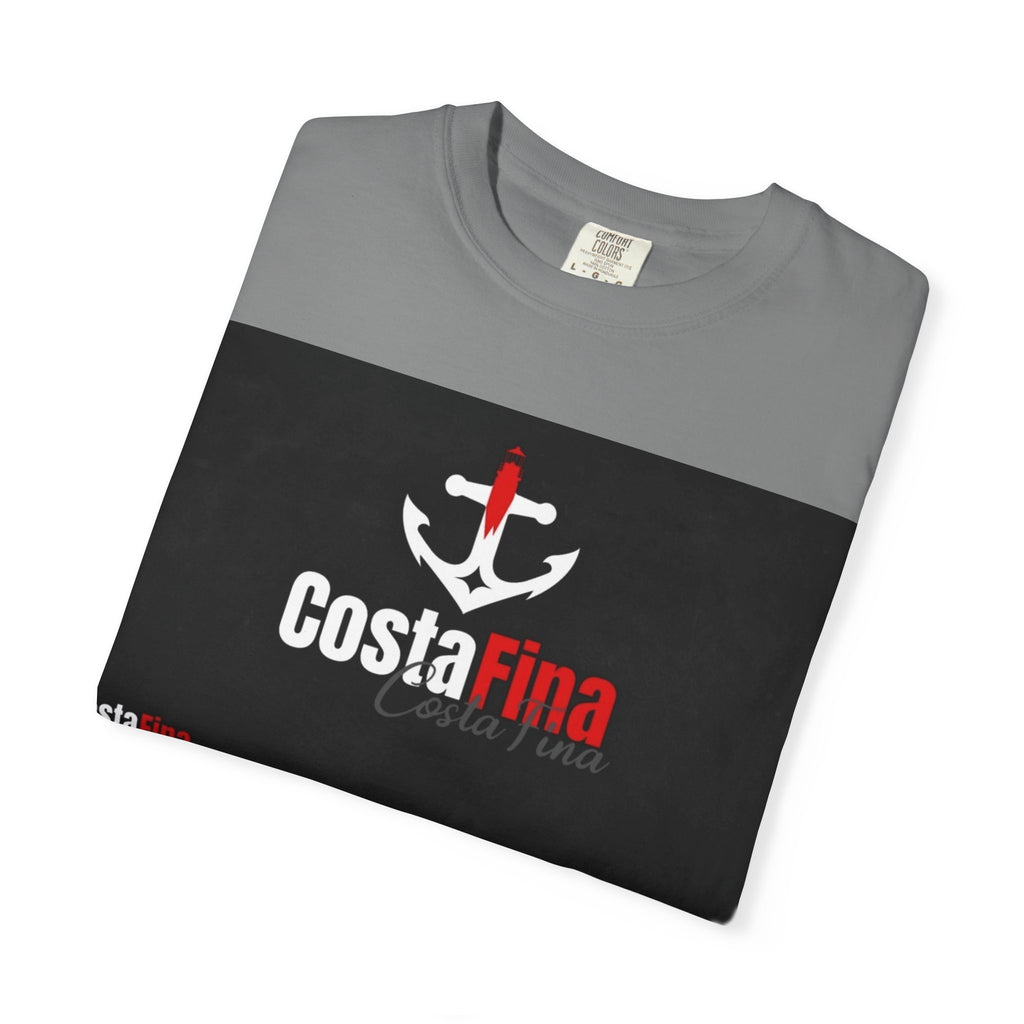 Costa Fina Anchor Logo T‑Shirt — Nautical Boat Crew Tee