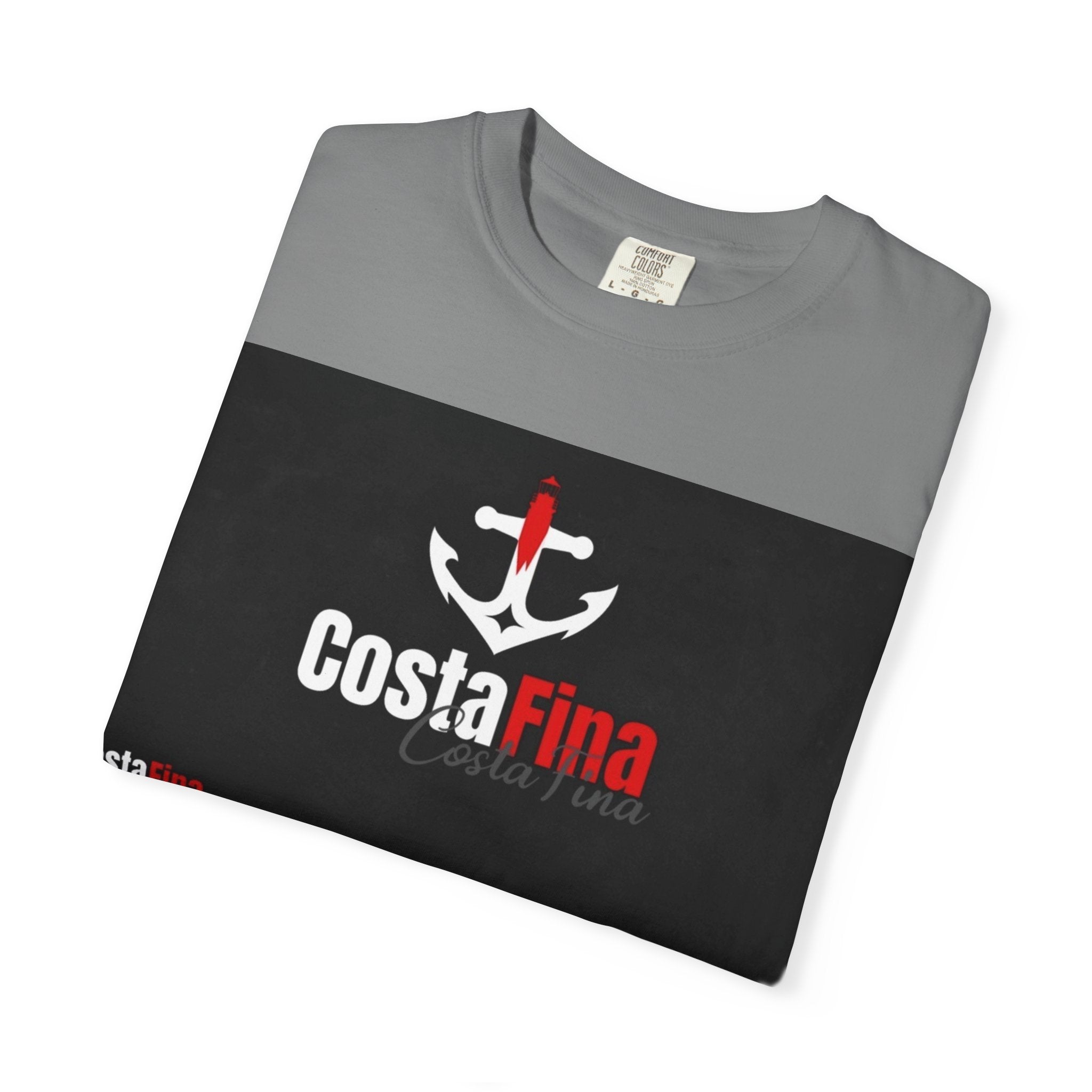 Costa Fina Anchor Logo T‑Shirt — Nautical Boat Crew Tee
