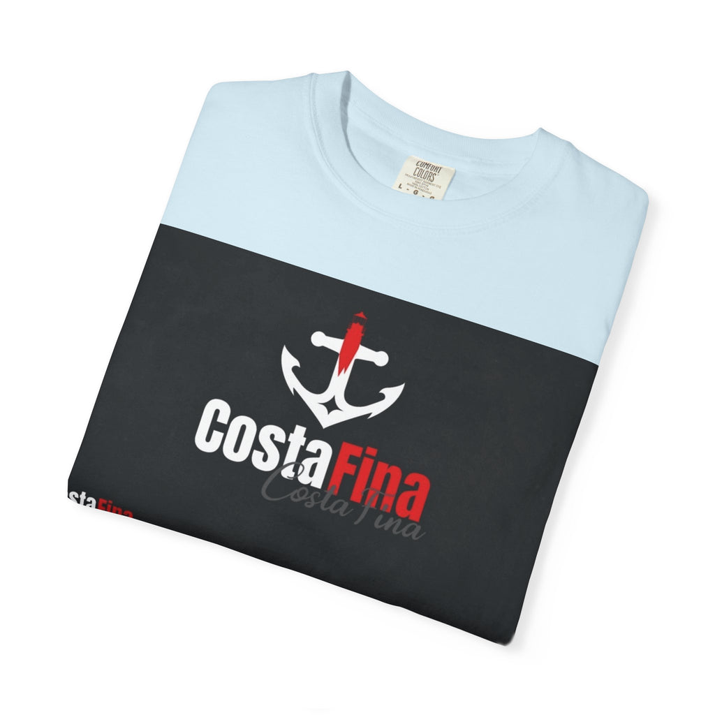Costa Fina Anchor Logo T‑Shirt — Nautical Boat Crew Tee