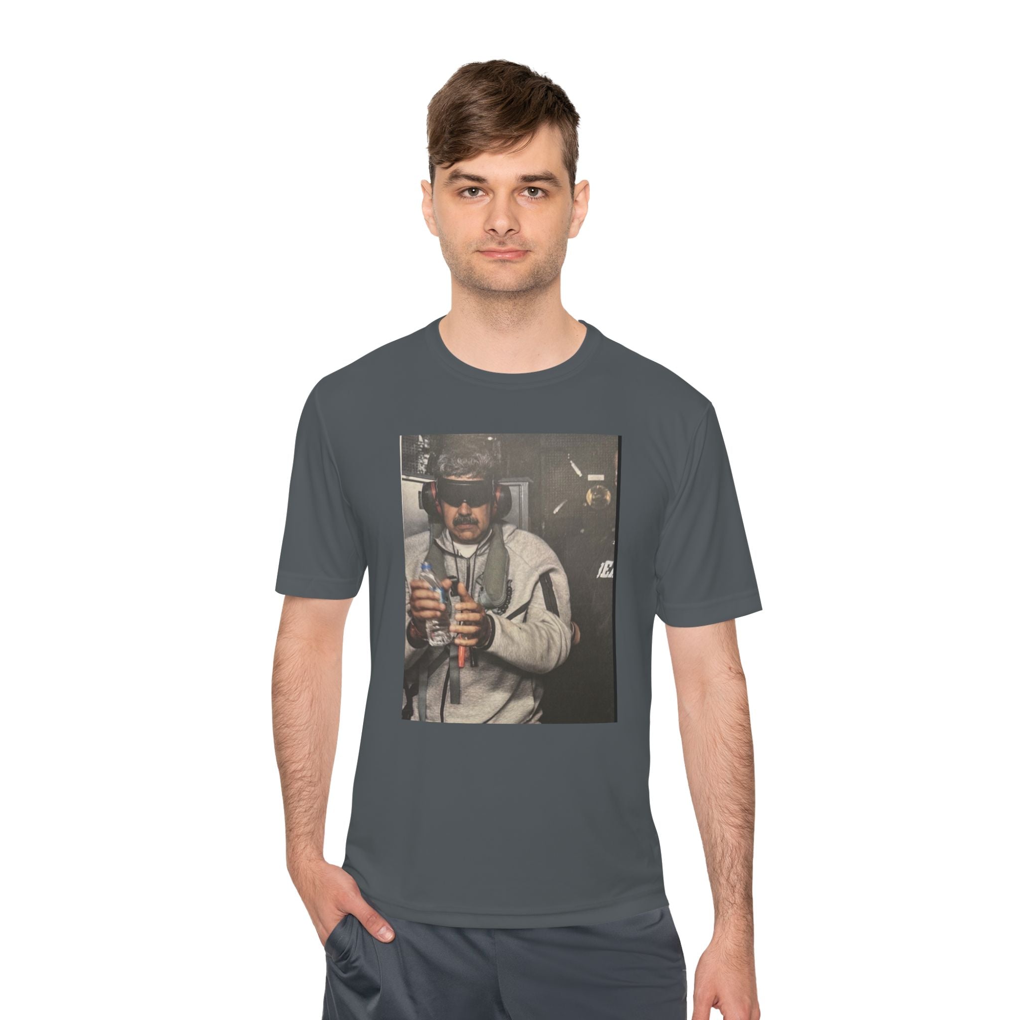 Retro Pilot Photo Tee — Vintage Aviator Graphic T-Shirt