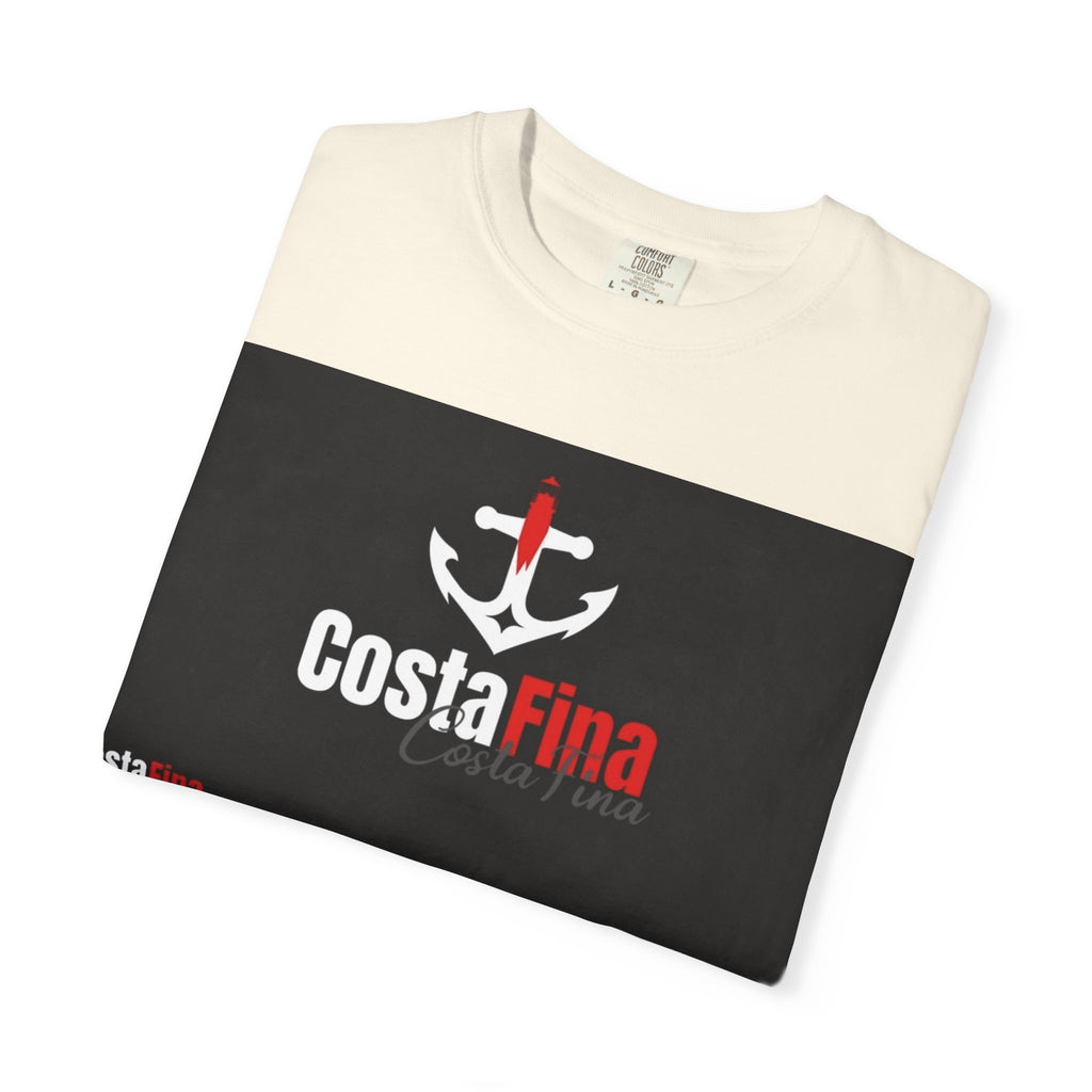 Costa Fina Anchor Logo T‑Shirt — Nautical Boat Crew Tee