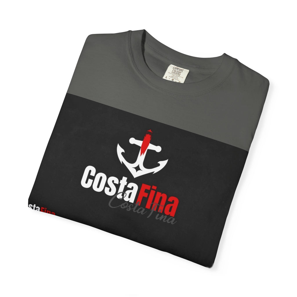 Costa Fina Anchor Logo T‑Shirt — Nautical Boat Crew Tee