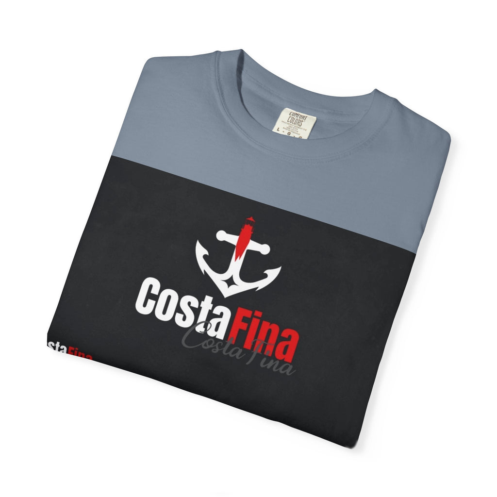 Costa Fina Anchor Logo T‑Shirt — Nautical Boat Crew Tee