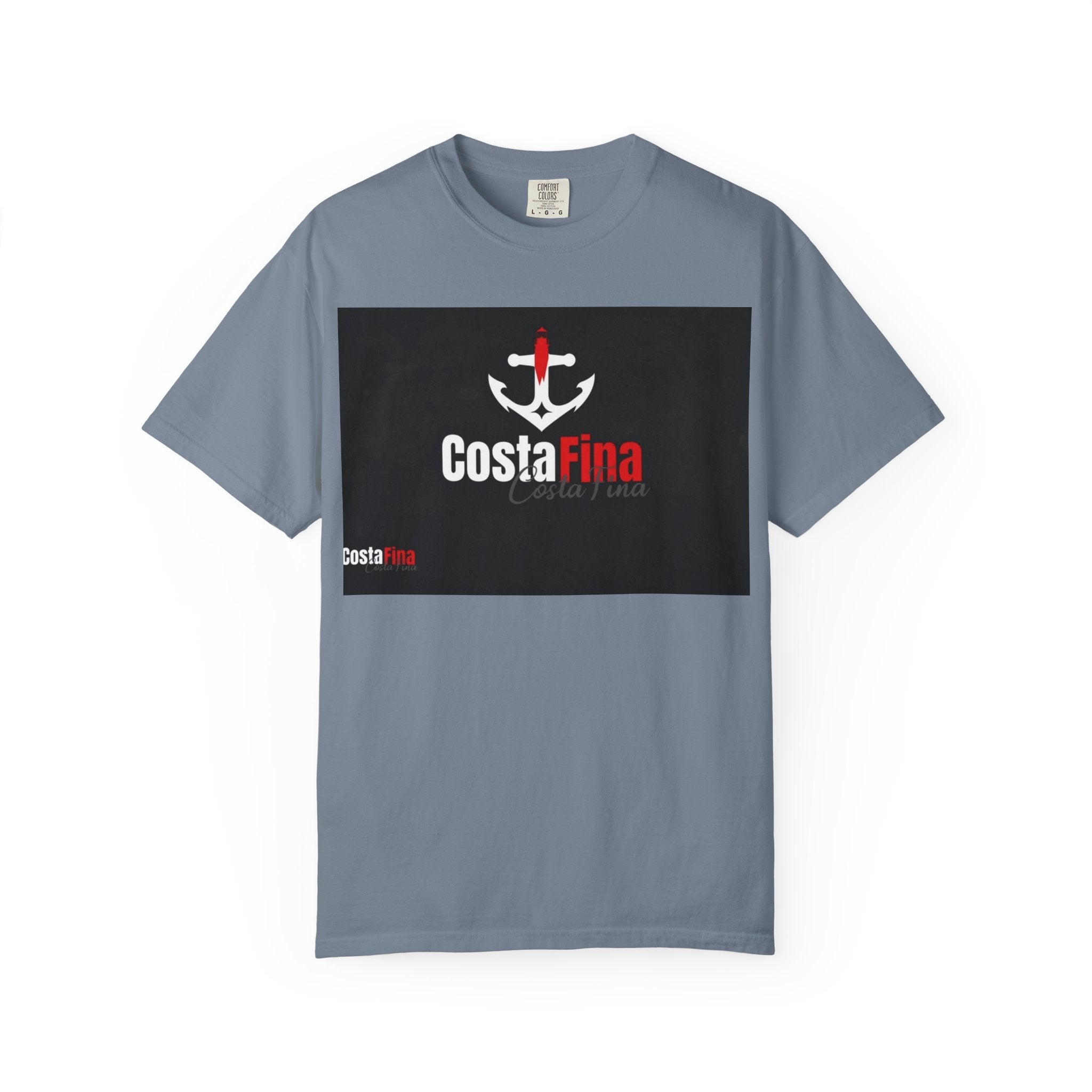 Costa Fina Anchor Logo T‑Shirt — Nautical Boat Crew Tee