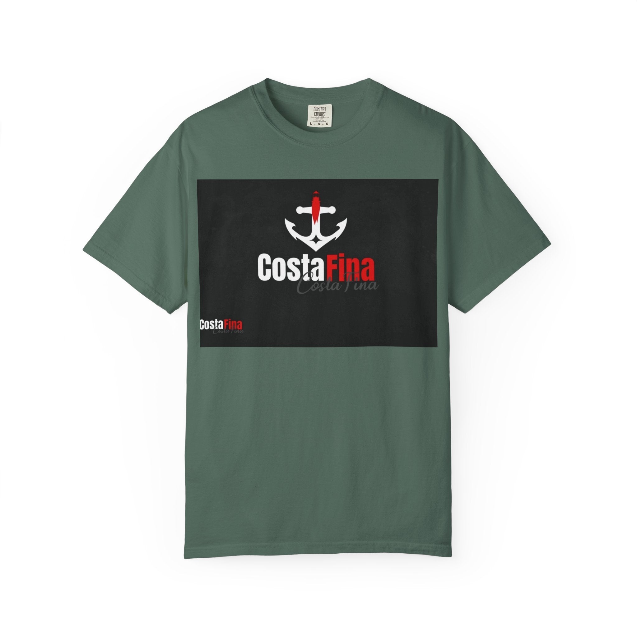 Costa Fina Anchor Logo T‑Shirt — Nautical Boat Crew Tee