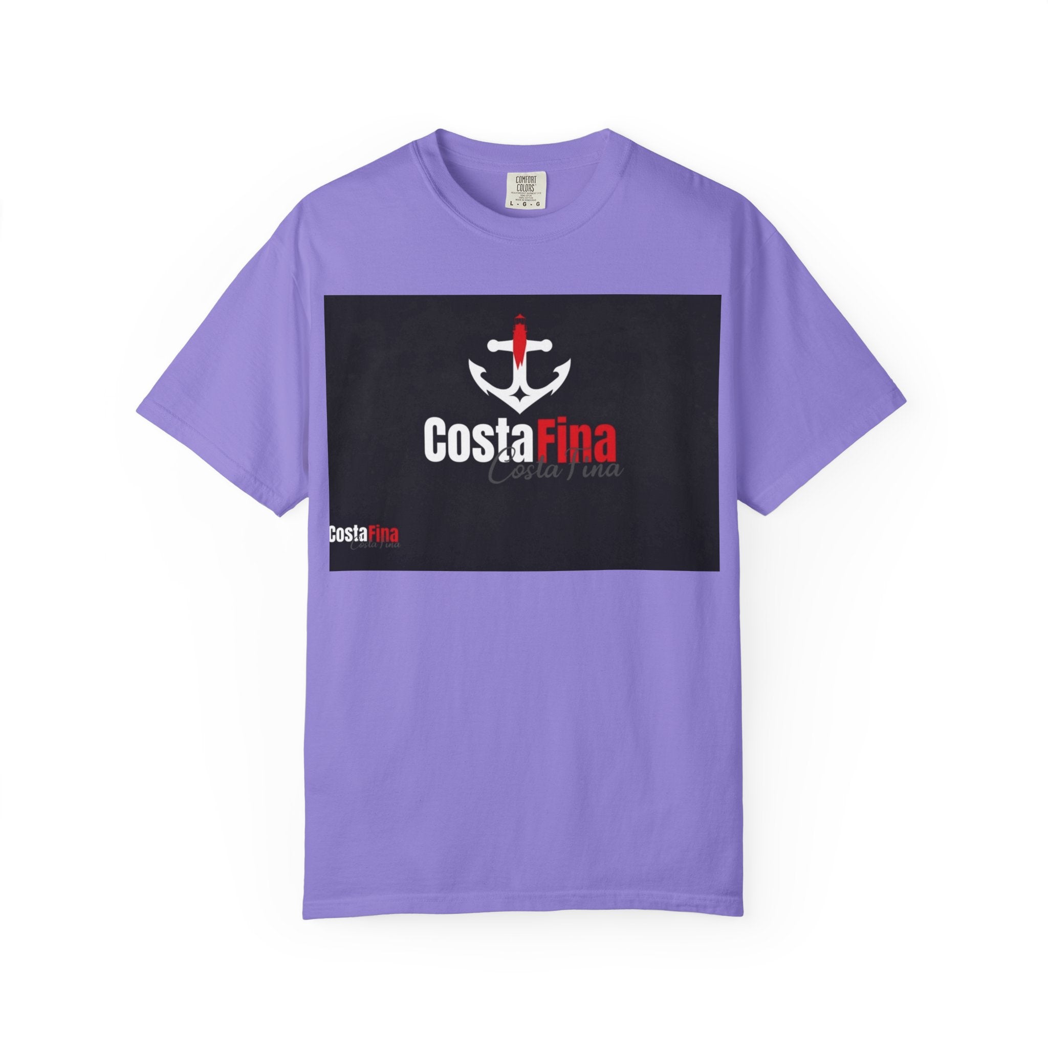 Costa Fina Anchor Logo T‑Shirt — Nautical Boat Crew Tee