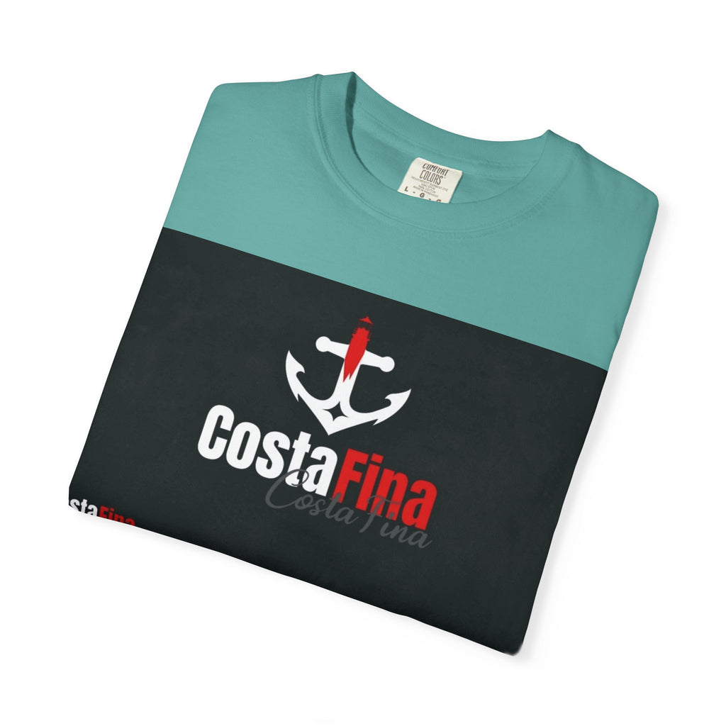 Costa Fina Anchor Logo T‑Shirt — Nautical Boat Crew Tee