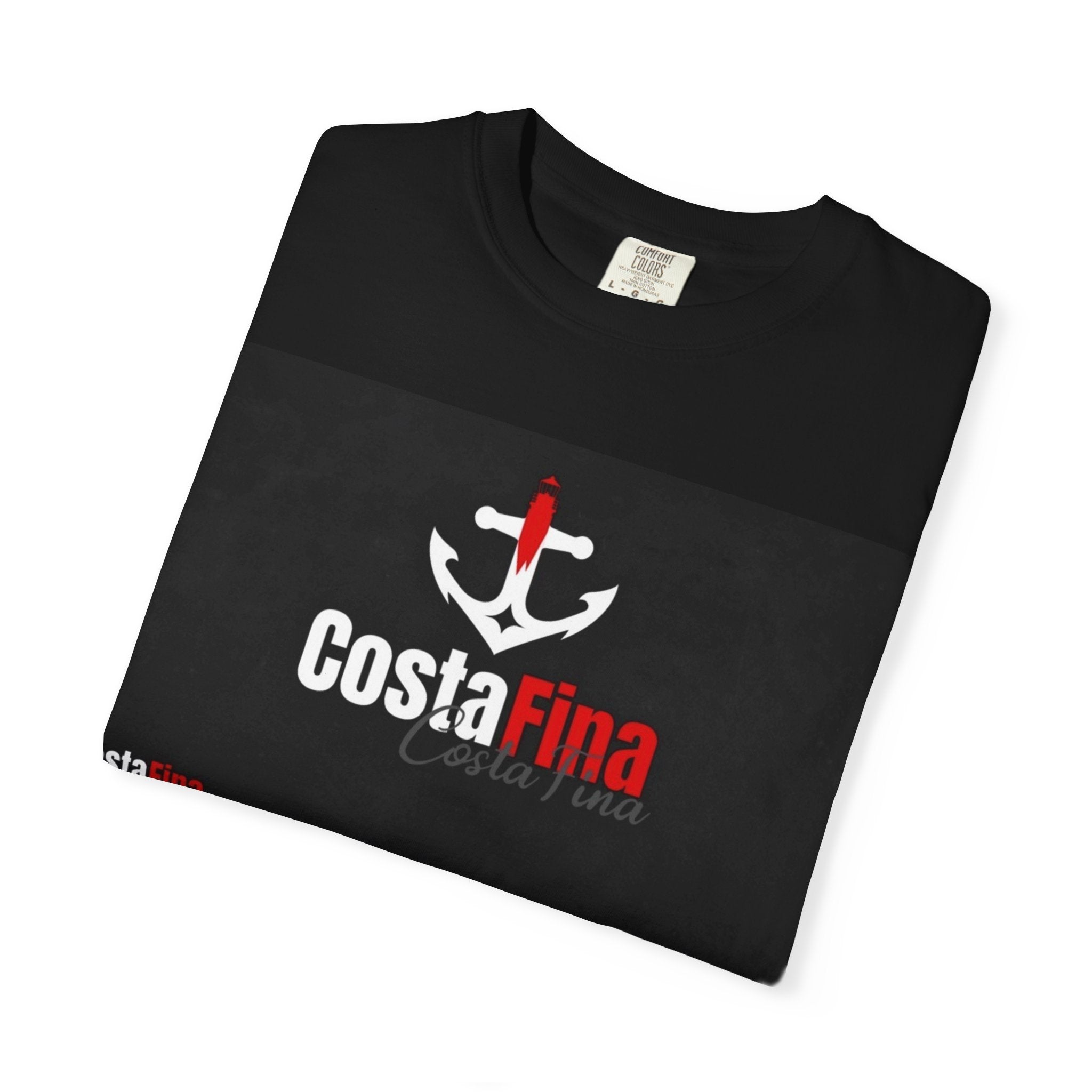 Costa Fina Anchor Logo T‑Shirt — Nautical Boat Crew Tee