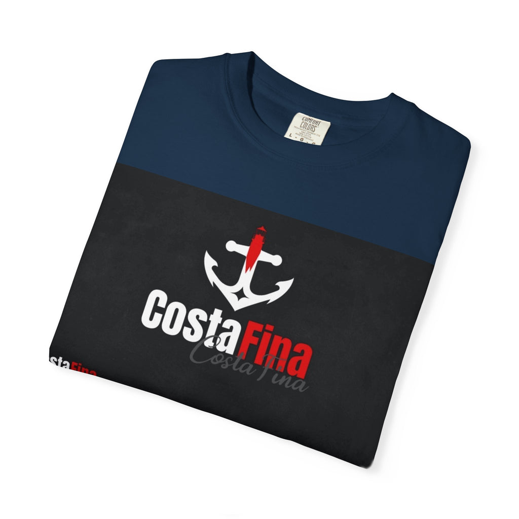 Costa Fina Anchor Logo T‑Shirt — Nautical Boat Crew Tee